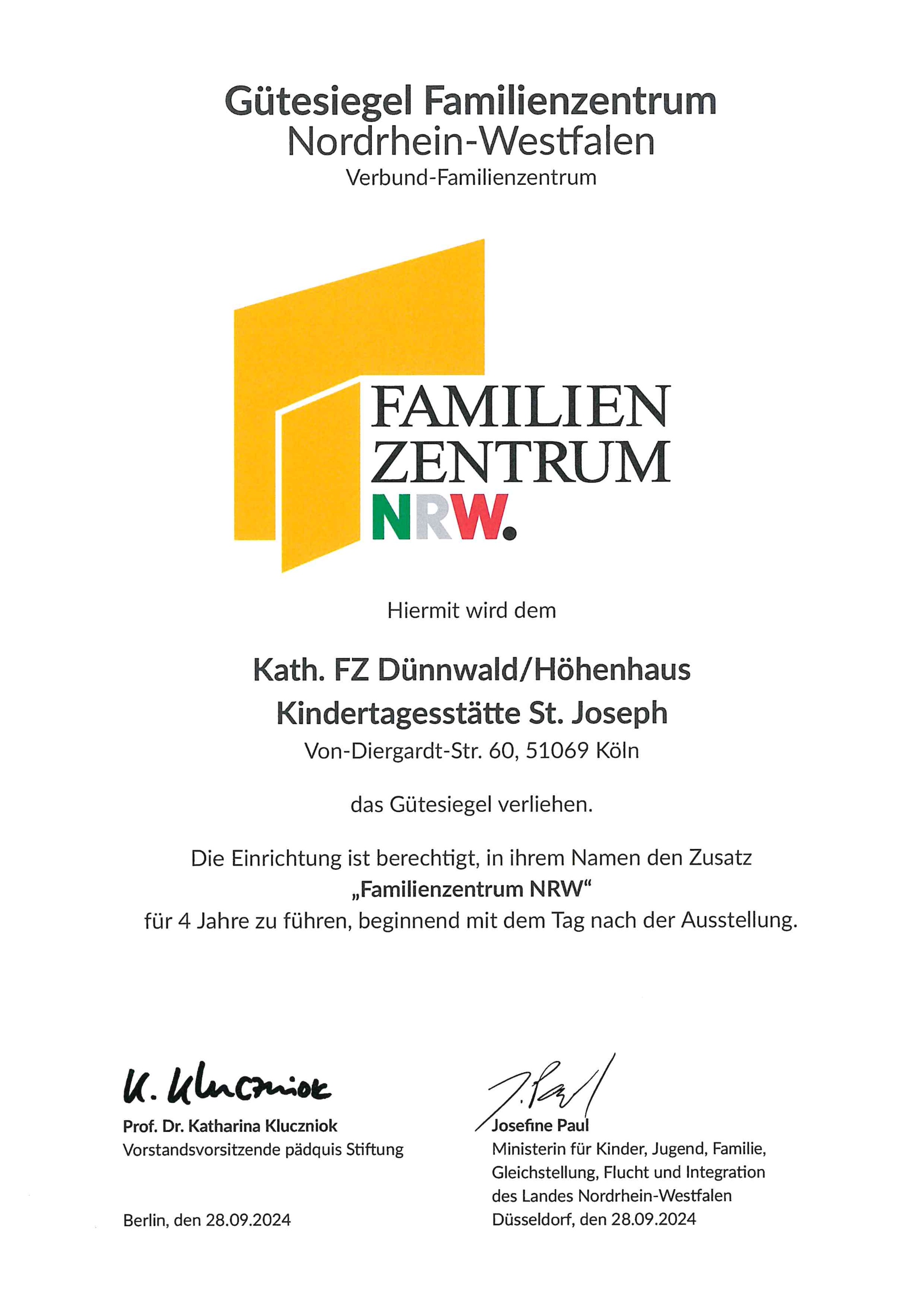 Prüfsiegel 2024 KiTa HJ