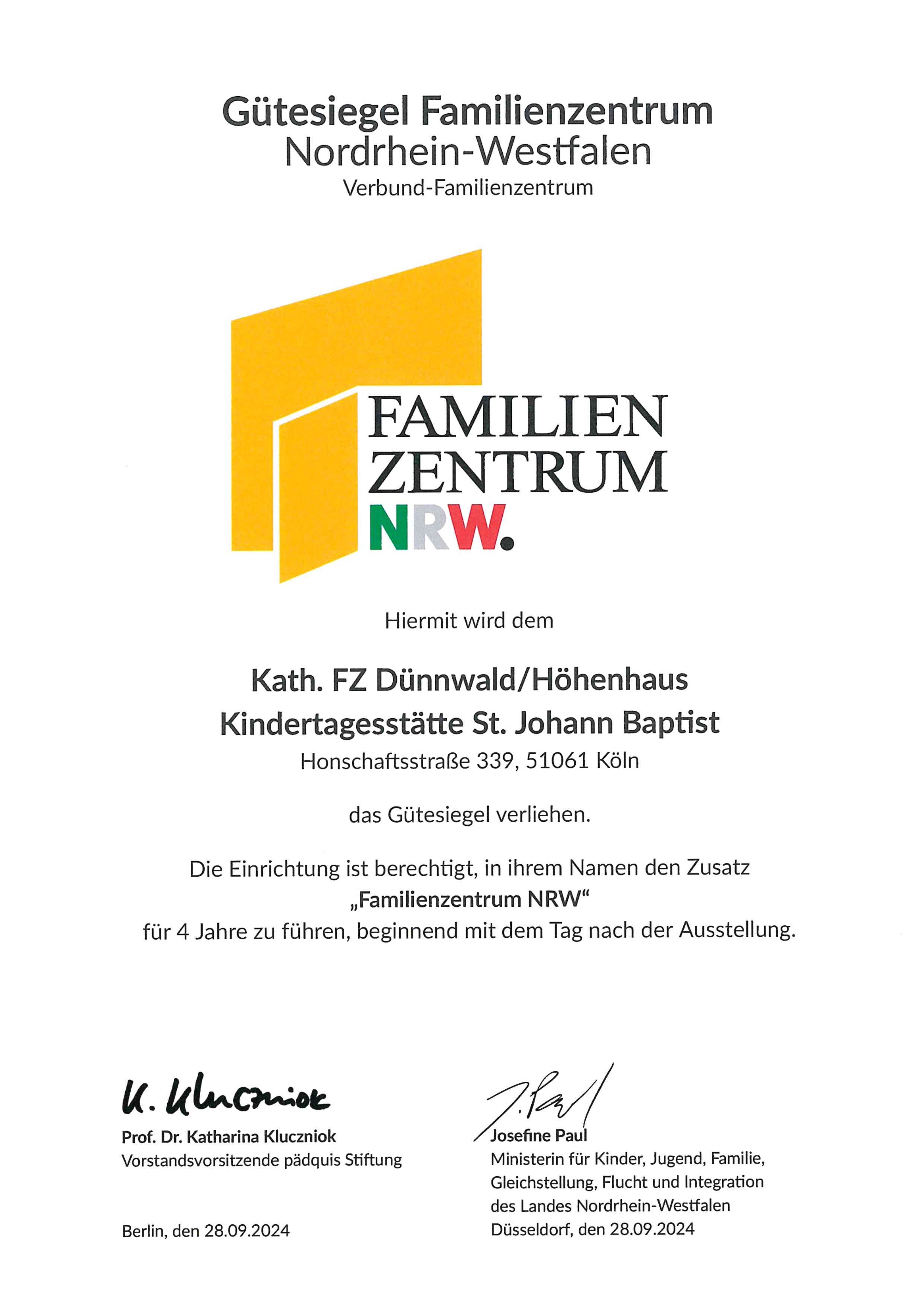 Prüfsiegel 2024 KiTa JB