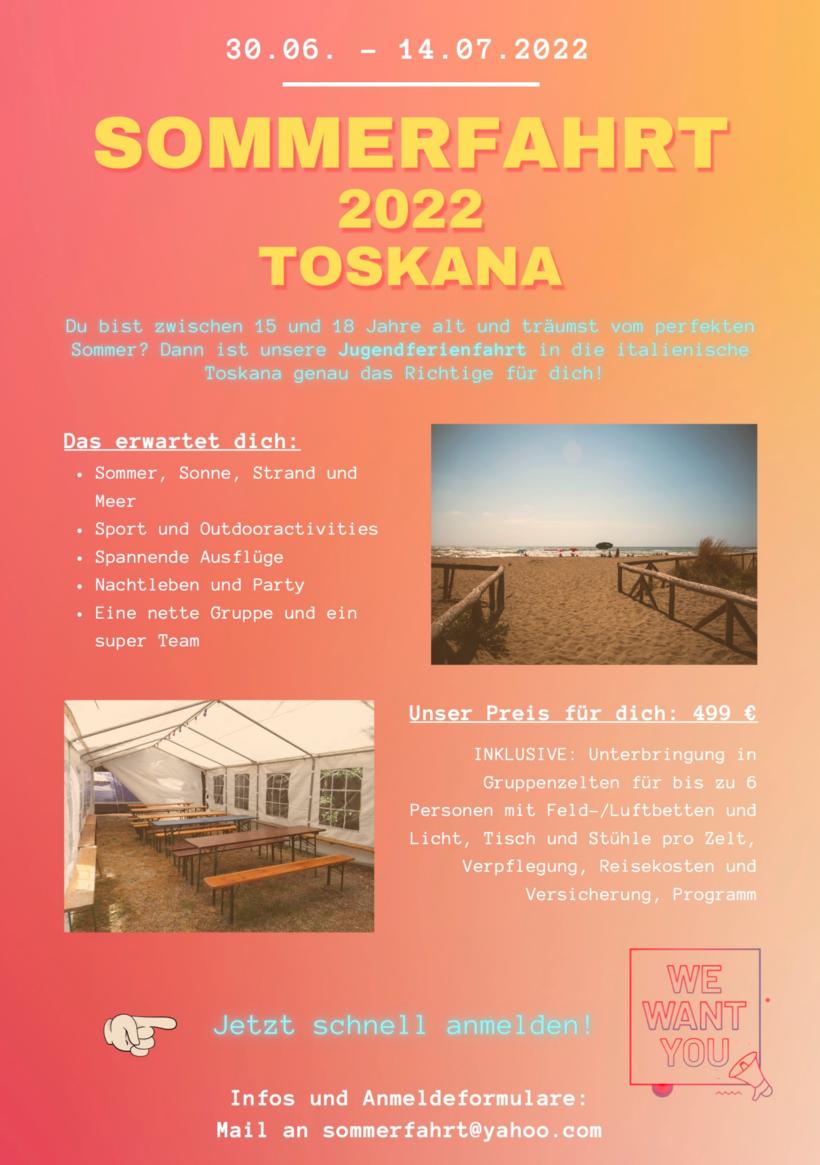 Sommerfahrt 2022 Toskana